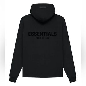 Brand New w/ Tags “FEAR OF GOD” ESSENTIALS Stretch Limo Relaxed Hoodie